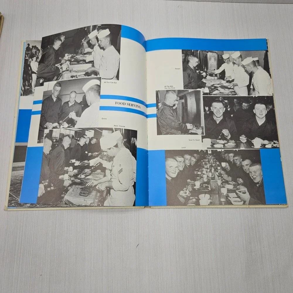 Vintage The Anchor US Naval Training Center San Diego Yearbook with Record